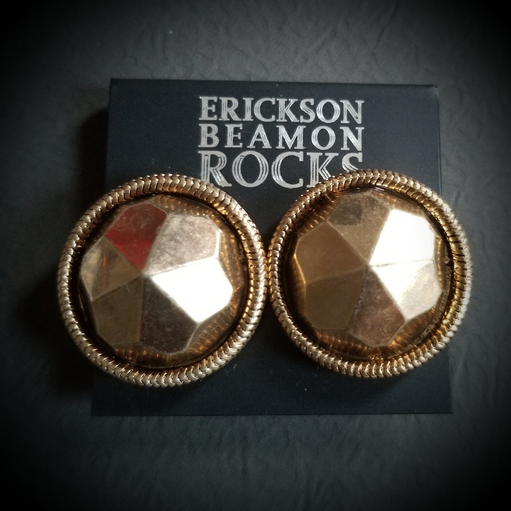 Erickson Beamon Earrings Goldtone Helen Of Troy St